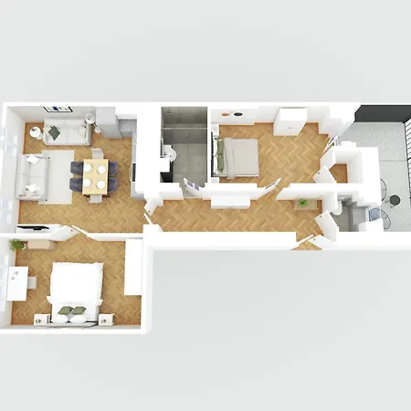 アパート Botanic - 2br - Gratis Parkplatz